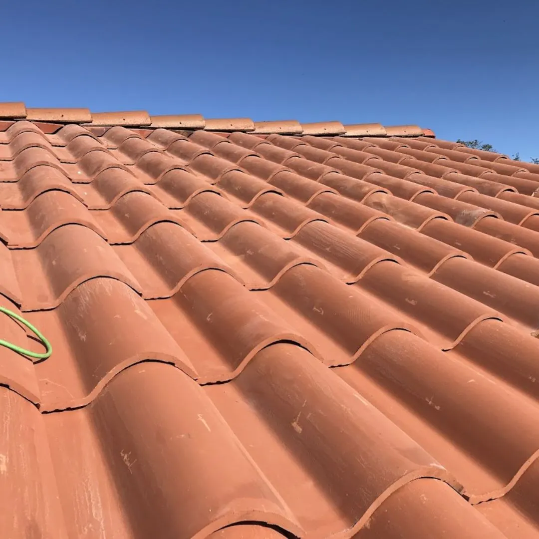 Clay tile roof replacement eligible for GreenSky financing by Achilles Roofing & Exterior