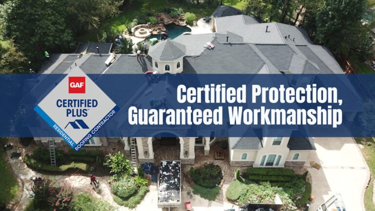 Achilles Roofing proudly holds GAF certification, representing elite training, quality installation, and trusted service in the roofing industry, proving as a trusted roofing company.