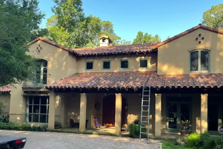 This image shows a completed home featuring clay tiles that add depth, texture, and long-term roof protection.