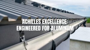 Ensure your home stays cool and protected. Achilles Roofing installs aluminum metal roofing with advanced ventilation and secure ridge caps for maximum performance.