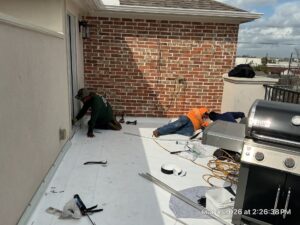 TPO Installation Rooftop