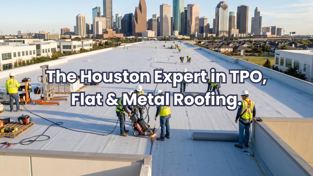 Commercial Roofing Houston: Commercial roofing contractor installation in Houston