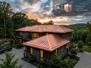Copper Roofing: A Home Protected by Class A Fire Resistance Roofing 